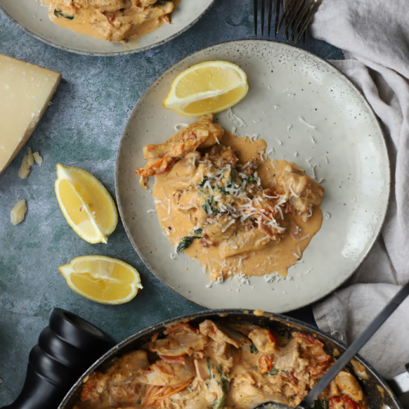 Delicious creamy tuscan chicken recipe