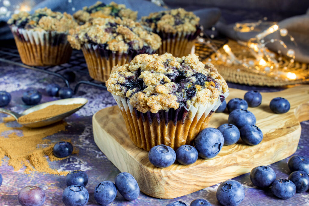 GF Blueberry streusel muffin-1