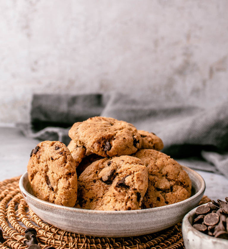 Vegan classic chocolate chip cookies